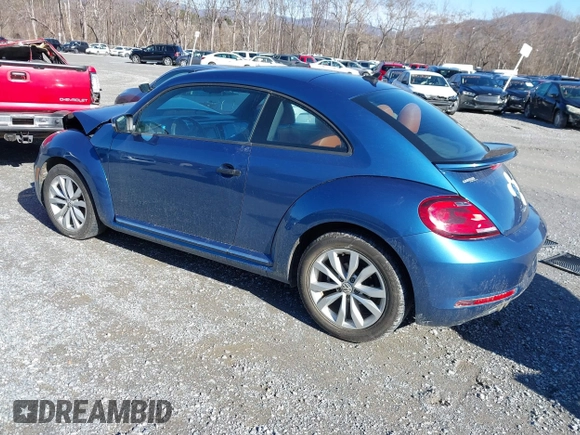 2017 Volkswagen Beetle 1.8T Fleet with VIN 3VWF17ATXHM630753, listed as a IAAI auction lot 41516106 with 62,841 mi miles. Bid and sale history available at carsss.com. Image 3.