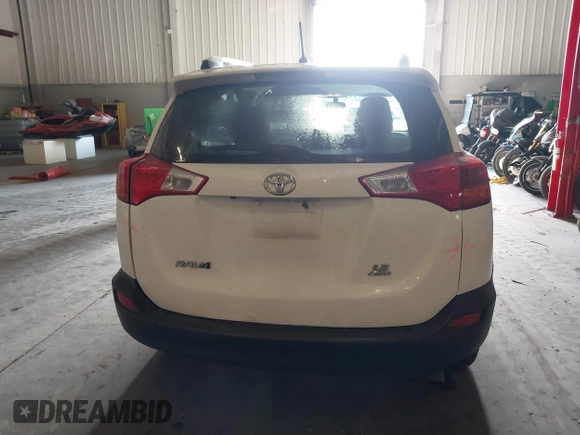 2014 Toyota RAV4 LE with VIN JTMBFREV8EJ005559, listed as a IAAI auction lot 41963080 with 126,296 mi miles and . Bid and sale history available at DreamBid. Image 16.