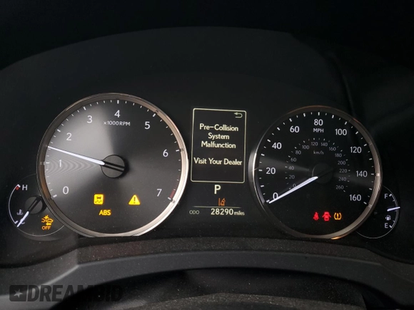 2018 Lexus IS with VIN JTHC81D2XJ5029211, listed as a Copart auction lot 84718274 with 28,290 mi miles and Salvage Title. Bid and sale history available at carsss.com. Image 9.
