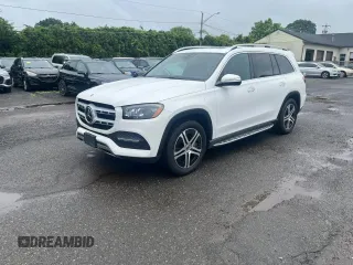 2020 Mercedes-Benz GLS 450 z VIN 4JGFF5KE9LA154764, wystawiony jako Copart lot #60649985 z przebiegiem 94 307 mil mil oraz Czysty tytuł • Clean title. Historia ofert i sprzedaży dostępna na DreamBid. Obrazek 1.