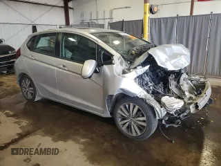 2015 Honda Fit EX-L with VIN 3HGGK5H8XFM715018, listed as a Copart auction lot 63037685 with Not provided miles and Salvage title. Bid and sale history available at DreamBid. Image 4.