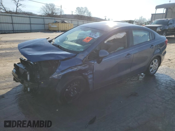 2016 Kia Rio LX with VIN KNADM4A38G6590765, listed as a Copart auction lot 86292164 with 102,741 mi miles and Salvage Title. Bid and sale history available at carsss.com. Image 1.