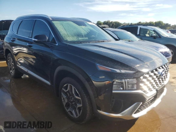2022 Hyundai Santa Fe Hybrid SEL Premium with VIN KM8S3DA10NU018654, listed as a Copart auction lot 73786674 with 0 mi miles and Non Repairable. Bid and sale history available at carsss.com. Image 4.