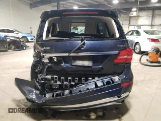 2017 Mercedes-Benz GLS 450 with VIN 4JGDF6EE3HA971843, listed as a Copart auction lot 71061374 with 96,225 mi miles and Salvage Title. Bid and sale history available at DreamBid. Image 6.
