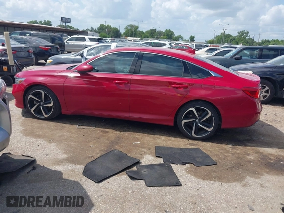 2019 Honda Accord Sport z VIN 1HGCV1F37KA145136, wystawiony jako IAAI lot #42530379 z przebiegiem 88 126 mil mil oraz . Historia ofert i sprzedaży dostępna na DreamBid. Obrazek 14.