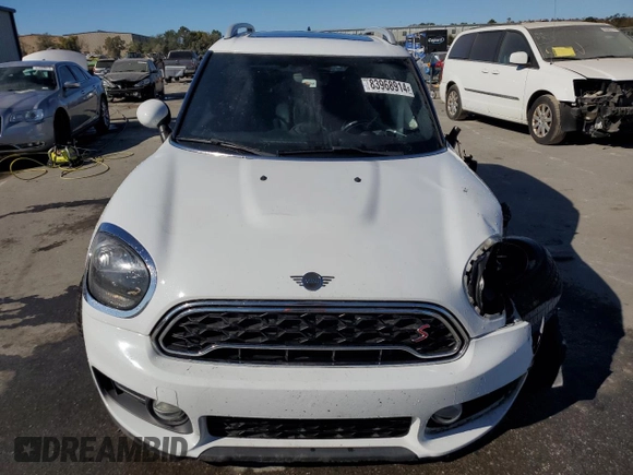 2019 MINI Countryman Cooper S with VIN WMZYT3C57K3J32709, listed as a Copart auction lot 83968914 with 87,969 mi miles and Non repairable. Bid and sale history available at DreamBid. Image 5.
