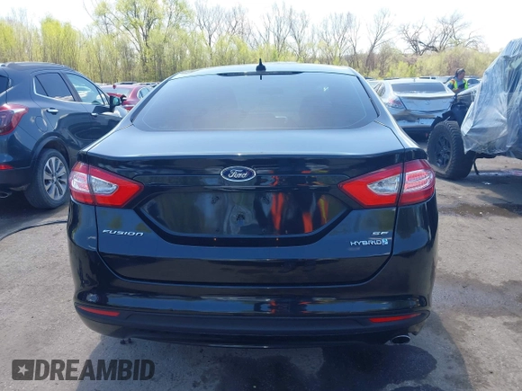 2014 Ford Fusion SE Hybrid with VIN 3FA6P0LU4ER252089, listed as a IAAI auction lot 41982070 with 47,512 mi miles. Bid and sale history available at carsss.com. Image 16.