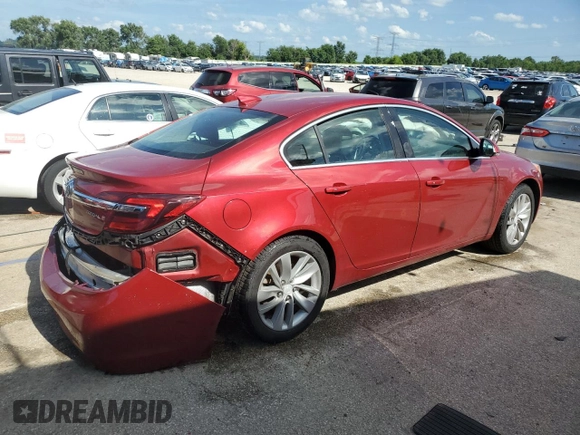 2015 Buick Regal Premium I with VIN 2G4GN5EX2F9134148, listed as a Copart auction lot 61586075 with 94,263 mi miles and Salvage title. Bid and sale history available at DreamBid. Image 3.