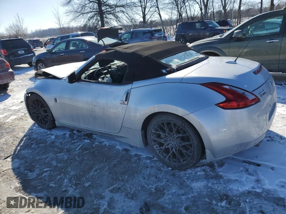 2012 Nissan 370Z Touring with VIN JN1AZ4FHXCM370242, listed as a Copart auction lot 45984005 with 71,579 mi miles and Salvage Title. Bid and sale history available at carsss.com. Image 2.