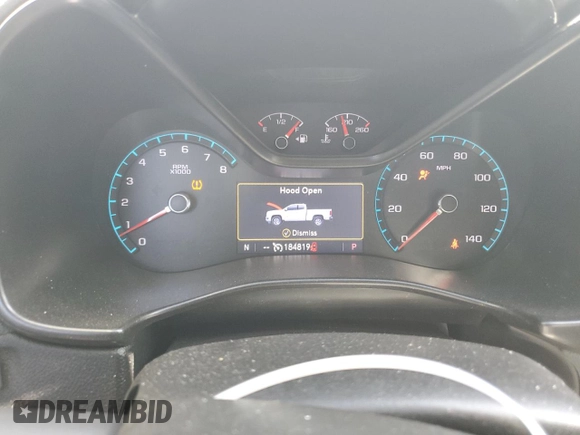 2021 Chevrolet Colorado 2WD Z71 with VIN 1GCGSDEN7M1201219, listed as a Copart auction lot 61310215 with 184,819 mi miles and Salvage title. Bid and sale history available at DreamBid. Image 9.