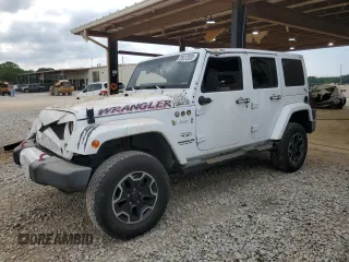 2016 Jeep Wrangler Unlimited Sahara with VIN 1C4BJWEG6GL215468, listed as a Copart auction lot 55512935 with 155,030 mi miles and Salvage title. Bid and sale history available at DreamBid. Image 1.