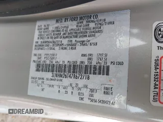 2007 Lincoln MKZ z VIN 3LNHM26T47R672718, wystawiony jako IAAI lot #42291759 z przebiegiem 175 193 mil mil oraz . Historia ofert i sprzedaży dostępna na DreamBid. Obrazek 9.