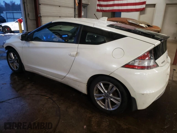 2012 Honda CR-Z EX with VIN JHMZF1D62CS002673, listed as a Copart auction lot 84908994 with 196,369 mi miles and Salvage Title. Bid and sale history available at carsss.com. Image 2.