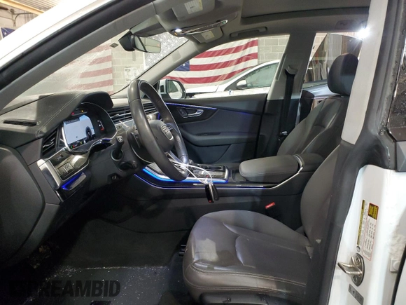 2019 Audi Q8 Prestige z VIN WA1CVBF10KD030860, wystawiony jako Copart lot #71538282 z przebiegiem 59 859 mil mil oraz . Historia ofert i sprzedaży dostępna na DreamBid. Obrazek 7.