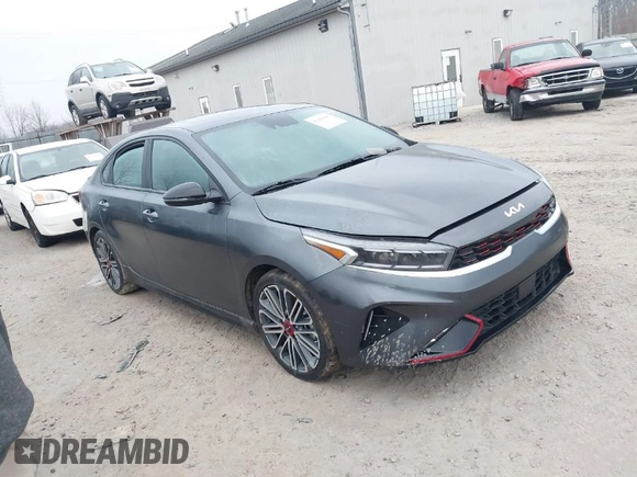 2023 Kia Forte GT with VIN 3KPF44AC5PE681756, listed as a IAAI auction lot 41456445 with 24,843 mi miles and . Bid and sale history available at carsss.com. Image 1.