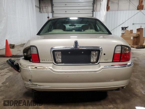 2005 Lincoln LS w/Luxury Pkg with VIN 1LNHM86S15Y665072, listed as a Copart auction lot 51928075 with 0 mi miles and Salvage Title. Bid and sale history available at carsss.com. Image 6.
