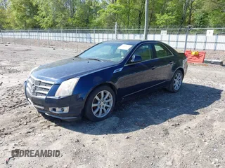 2008 Cadillac CTS RWD w/1SA with VIN 1G6DF577980151093, listed as a IAAI auction lot 41993178 with 186,230 mi miles. Bid and sale history available at carsss.com. Image 2.