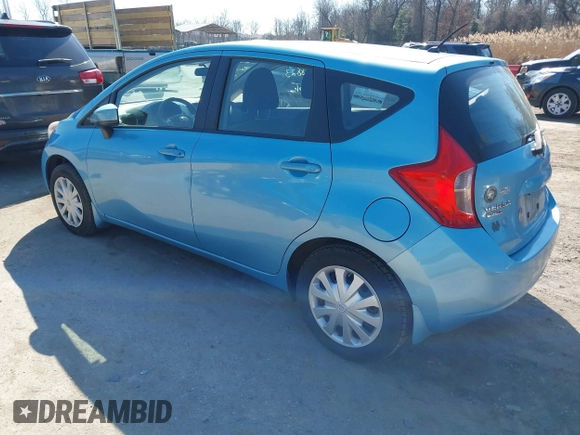 2015 Nissan Note SV with VIN 3N1CE2CP0FL398568, listed as a IAAI auction lot 41658823 with 77,863 mi miles and . Bid and sale history available at DreamBid. Image 3.