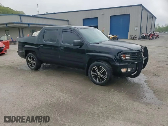 2013 Honda Ridgeline Sport with VIN 5FPYK1F72DB016478, listed as a Copart auction lot 55953095 with 163,435 mi miles and Salvage title. Bid and sale history available at DreamBid. Image 13.