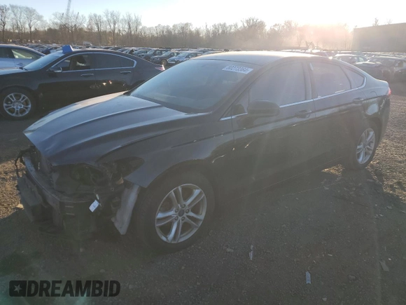 2018 Ford Fusion SE with VIN 3FA6P0HD0JR210800, listed as a Copart auction lot 80273364 with 117,825 mi miles and Salvage Title. Bid and sale history available at carsss.com. Image 1.