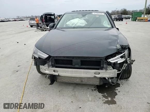 2018 Audi A4 Premium with VIN WAUKMAF40JA115039, listed as a Copart auction lot 47792475 with 0 mi miles and Salvage Title. Bid and sale history available at carsss.com. Image 10.