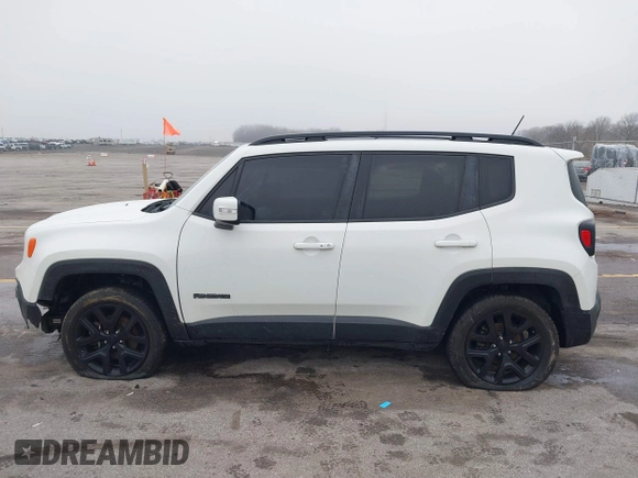 2017 Jeep Renegade Latitude with VIN ZACCJBBB3HPE71456, listed as a IAAI auction lot 41202372 with 72,552 mi miles. Bid and sale history available at carsss.com. Image 14.
