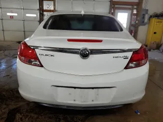 2011 Buick Regal CXL RL1 with VIN W04GN5EC1B1029918, listed as a Copart auction lot 71782234 with 128,500 mi miles and Salvage Title. Bid and sale history available at carsss.com. Image 6.