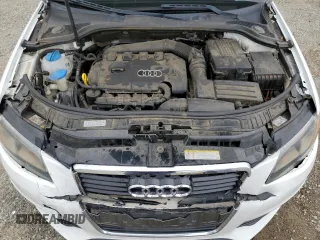 2011 Audi A3 Premium Plus with VIN WAUKEAFM6BA010052, listed as a Copart auction lot 47665695 with 150,840 mi miles and Salvage title. Bid and sale history available at DreamBid. Image 11.