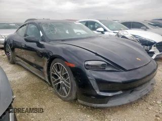2023 Porsche Taycan with VIN WP0AA2Y18PSA16197, listed as a Copart auction lot 50664125 with 3,142 mi miles and Salvage Title. Bid and sale history available at DreamBid. Image 4.