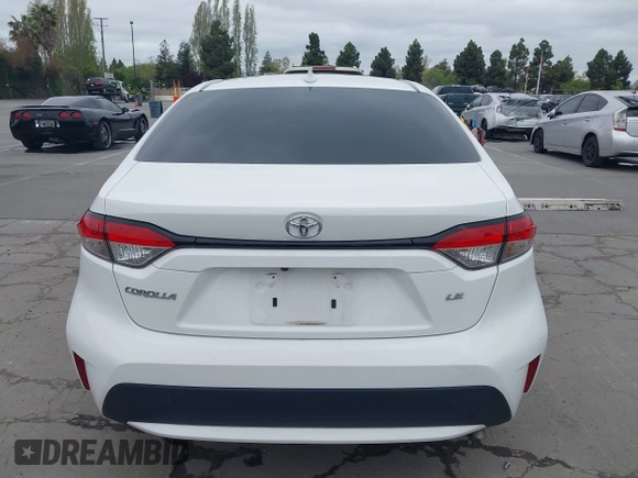 2020 Toyota Corolla LE with VIN 5YFEPRAE7LP030283, listed as a IAAI auction lot 42043288 with 78,333 mi miles. Bid and sale history available at carsss.com. Image 17.