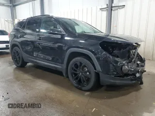 2020 GMC Terrain SLT with VIN 3GKALVEVXLL343813, listed as a Copart auction lot 86505594 with 71,837 mi miles and Salvage Title. Bid and sale history available at carsss.com. Image 4.