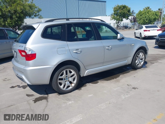 2006 BMW X3 3.0i with VIN WBXPA93496WG86257, listed as a IAAI auction lot 42312476 with 145,746 mi miles and . Bid and sale history available at DreamBid. Image 4.