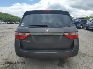 2013 Honda Odyssey EX-L with VIN 5FNRL5H67DB009743, listed as a Copart auction lot 55881595 with 232,658 mi miles and Clean Title. Bid and sale history available at DreamBid. Image 6.