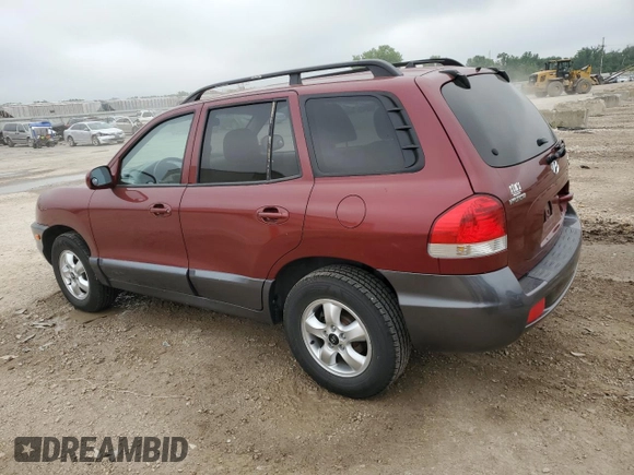 2005 Hyundai Santa Fe GLS with VIN KM8SC73D05U875632, listed as a Copart auction lot 54962394 with 80,394 mi miles and Salvage Title. Bid and sale history available at carsss.com. Image 2.
