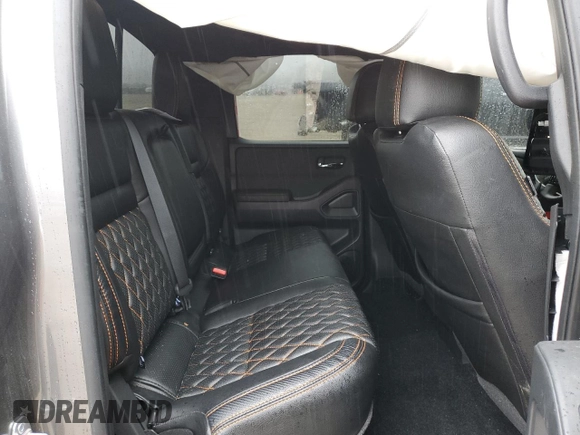 2024 Nissan Frontier Pro-4X with VIN 1N6ED1EK5RN627574, listed as a Copart auction lot 43977725 with 12,019 mi miles and Salvage title. Bid and sale history available at DreamBid. Image 10.