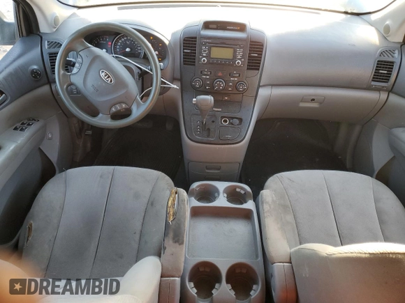 2011 Kia Sedona LX with VIN KNDMG4C72C6427193, listed as a Copart auction lot 75255274 with 350,936 mi miles and Salvage Title. Bid and sale history available at carsss.com. Image 8.