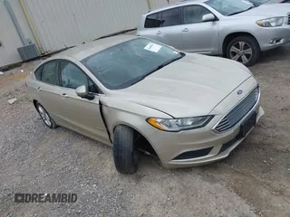 2018 Ford Fusion Hybrid S with VIN 3FA6P0UU0JR157005, listed as a IAAI auction lot 41689881 with Not Provided miles. Bid and sale history available at carsss.com. Image 1.