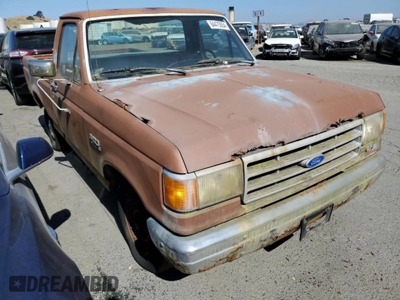 1991 Ford F-150 with VIN 1FTDF15Y5MPA38972, listed as a Copart auction lot 64475054 with 86,748 mi miles and Salvage Title. Bid and sale history available at carsss.com. Image 4.