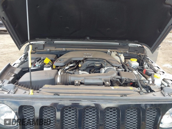 2021 Jeep Wrangler Unlimited Willys with VIN 1C4HJXDGXMW763324, listed as a IAAI auction lot 41643296 with 22,599 mi miles and . Bid and sale history available at DreamBid. Image 10.