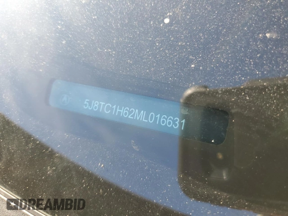 2021 Acura RDX w/A-Spec Package z VIN 5J8TC1H62ML016631, wystawiony jako Copart lot #82493834 z przebiegiem 94 160 mil mil oraz Szkoda całkowita • Salvage title. Historia ofert i sprzedaży dostępna na DreamBid. Obrazek 15.