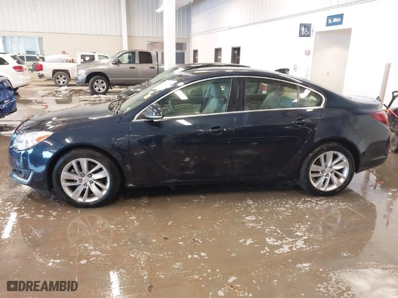 2015 Buick Regal with VIN 2G4GK5EXXF9220865, listed as a IAAI auction lot 41289881 with 130,772 mi miles. Bid and sale history available at carsss.com. Image 14.