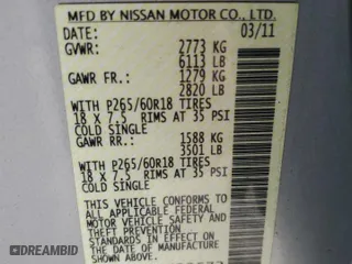 2011 Nissan Pathfinder Silver with VIN 5N1AR1NB3BC623572, listed as a Copart auction lot 71620854 with 177,315 mi miles and Salvage Title. Bid and sale history available at carsss.com. Image 13.