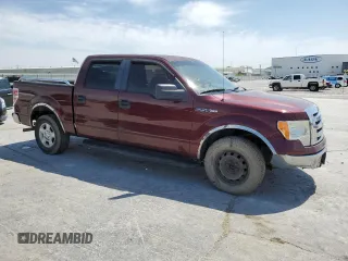 2009 Ford F-150 XL with VIN 1FTPW12V59KC22482, listed as a Copart auction lot 53096235 with 222,311 mi miles and Salvage Title. Bid and sale history available at carsss.com. Image 4.