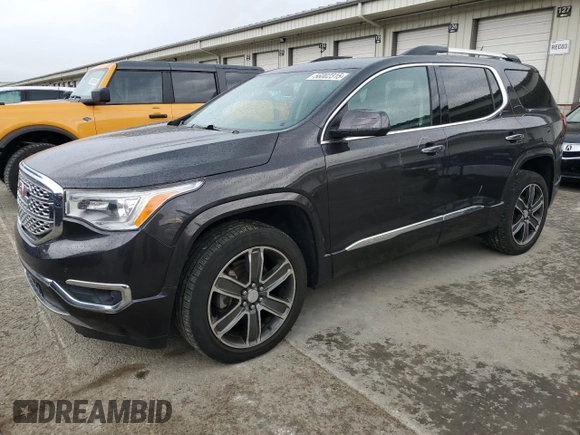 2017 GMC Acadia Denali with VIN 1GKKNXLS2HZ179850, listed as a Copart auction lot 56002315 with 133,503 mi miles and Salvage title. Bid and sale history available at DreamBid. Image 1.