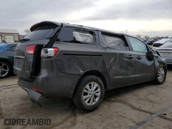2016 Kia Sedona LX with VIN KNDMB5C10G6151540, listed as a Copart auction lot 46419095 with Not Provided miles and Salvage Title. Bid and sale history available at DreamBid. Image 3.