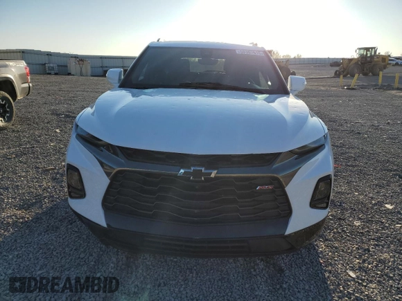 2019 Chevrolet Blazer RS with VIN 3GNKBJRS8KS678589, listed as a Copart auction lot 50307615 with 57,979 mi miles and Salvage Title. Bid and sale history available at DreamBid. Image 5.