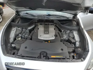 2017 Infiniti QX70 with VIN JN8CS1MU0HM140438, listed as a Copart auction lot 45424975 with 112,925 mi miles and Salvage title. Bid and sale history available at DreamBid. Image 12.