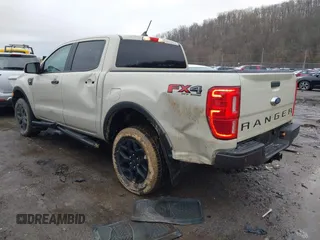 2022 Ford Ranger XL with VIN 1FTER4FHXNLD42710, listed as a IAAI auction lot 41553725 with 14,079 mi miles. Bid and sale history available at carsss.com. Image 3.
