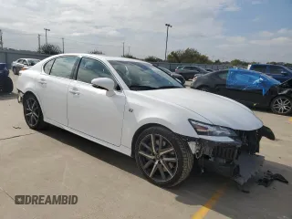 2017 Lexus GS with VIN JTHBZ1BL3HA008044, listed as a Copart auction lot 77514024 with 57,048 mi miles and Salvage Title. Bid and sale history available at carsss.com. Image 4.