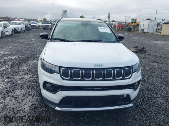 2022 Jeep Compass Limited with VIN 3C4NJDCB3NT203580, listed as a IAAI auction lot 42011823 with 34,844 mi miles and . Bid and sale history available at DreamBid. Image 13.